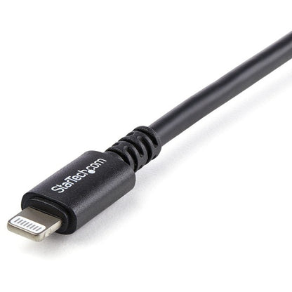 StarTech.com 3m (10ft) Long Black Apple 8-pin Lightning Connector to USB Cable for iPhone / iPod / iPad