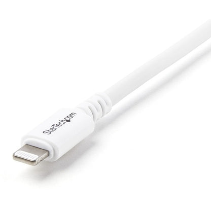 StarTech.com 3m (10ft) Long White Apple 8-pin Lightning Connector to USB Cable for iPhone / iPod / iPad