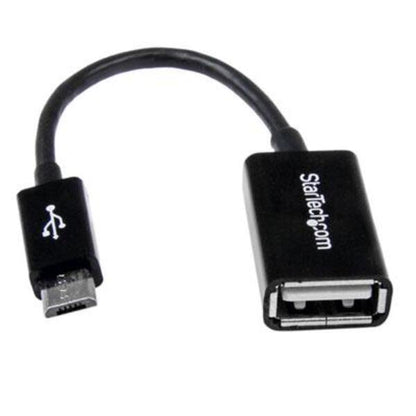 StarTech.com 5in Micro USB to USB OTG Host Adapter M/F