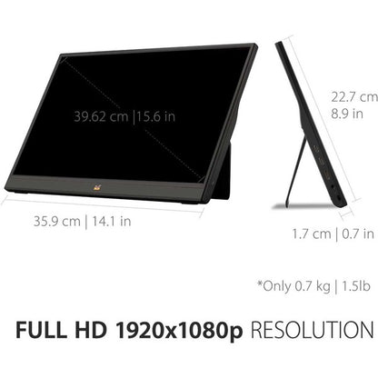 Viewsonic 16" Display, IPS Panel, 1920 x 1080 Resolution