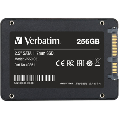 Verbatim 256GB Vi550 SATA III 2.5" Internal SSD