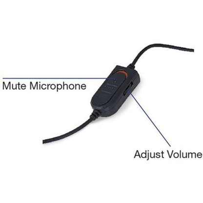 Verbatim Stereo Headset with Microphone and In-Line Remote