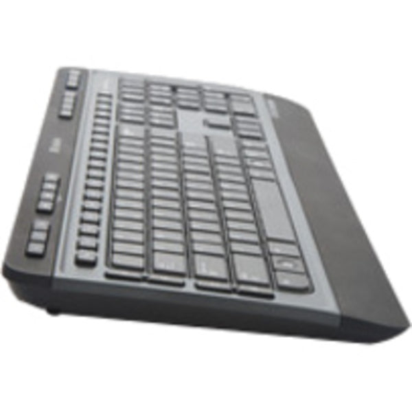 Verbatim Wireless Multimedia Keyboard and 6-Button Mouse Combo - Black