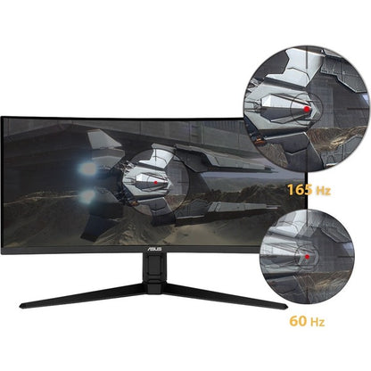 TUF VG34VQL1B 34" WQHD Curved Screen LED Gaming LCD Monitor - 21:9 - Black