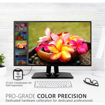 ViewSonic VP2468a 24" ColorPro 1080p IPS Monitor with 65W Powered USB C, RJ45, sRGB, and Daisy Chain