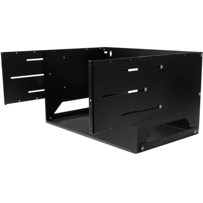 StarTech.com 4U Wallmount Server Rack with Built-in Shelf - Solid Steel - Adjustable Depth 12in to 18in