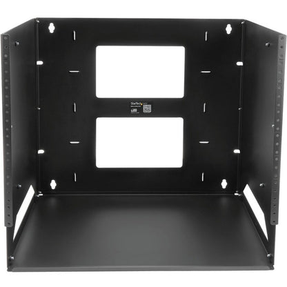 StarTech.com 8U Wallmount Server Rack with Built-in Shelf - Solid Steel - Adjustable Depth 12in to 18in