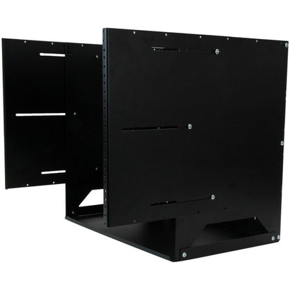 StarTech.com 8U Wallmount Server Rack with Built-in Shelf - Solid Steel - Adjustable Depth 12in to 18in