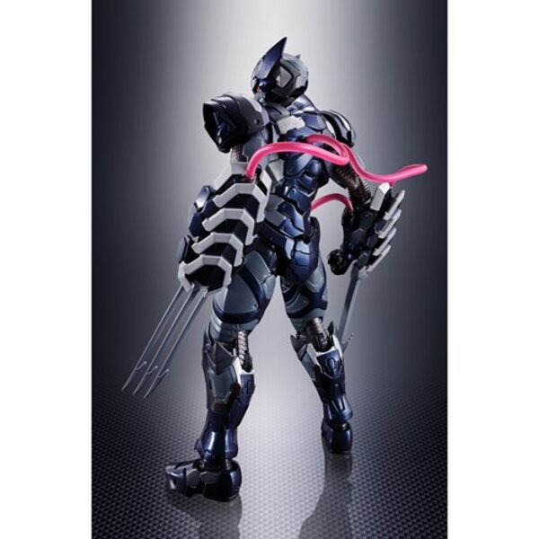 Tech-On Avengers Venom Symbiote Wolverine S.H.Figuarts Action Figure