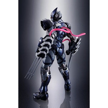 Tech-On Avengers Venom Symbiote Wolverine S.H.Figuarts Action Figure