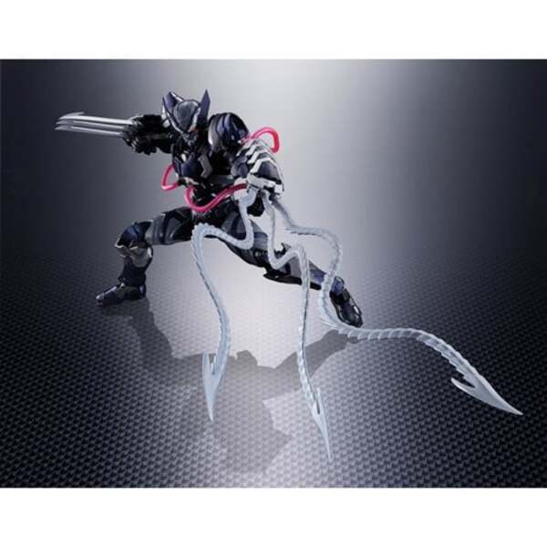 Tech-On Avengers Venom Symbiote Wolverine S.H.Figuarts Action Figure