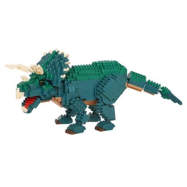 Triceratops Dinosaur Deluxe Edition Nanoblock Advanced Hobby Constructible Figure