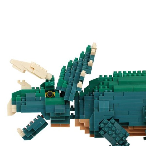 Triceratops Dinosaur Deluxe Edition Nanoblock Advanced Hobby Constructible Figure