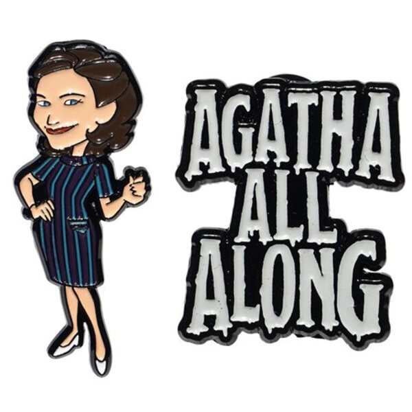 WandaVision Agatha All Along Enamel Pin Set - Entertainment Earth Exclusive