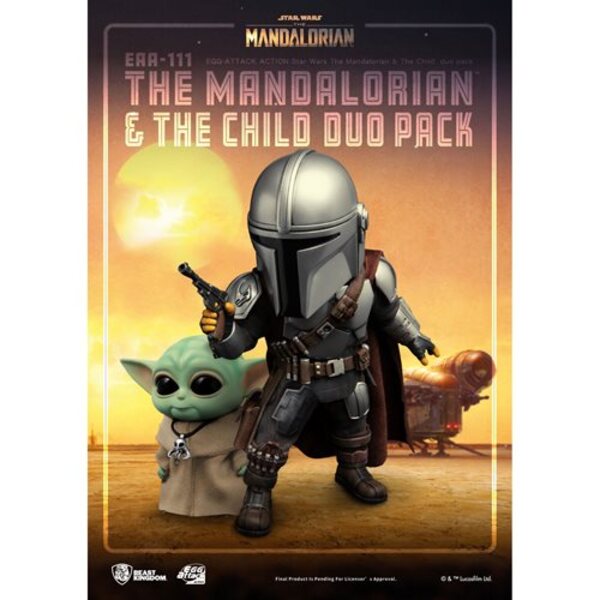 The Mandalorian and The Child Duo EAA-111 Action Figure Set