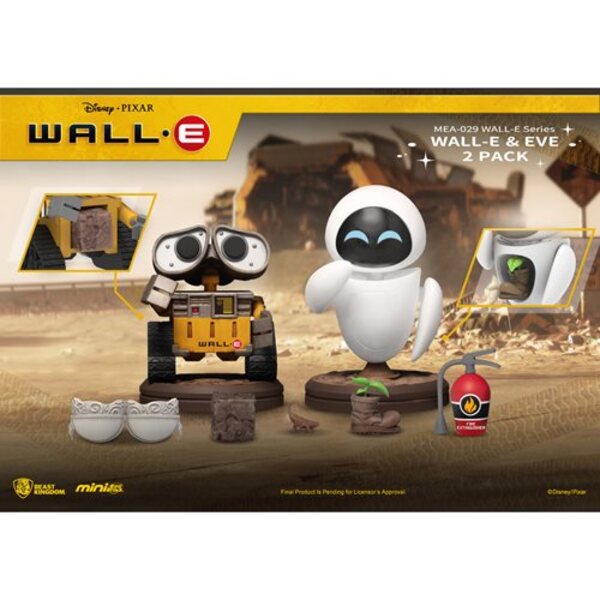 Wall-E and Eve MEA-029 Mini-Figure 2 Pack