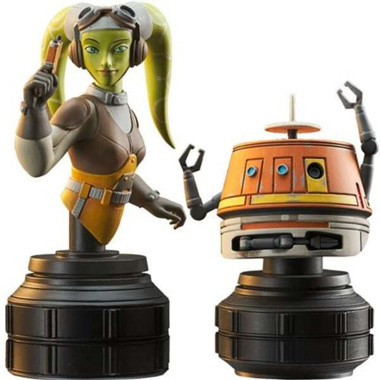 Star Wars Rebels Hera and Chopper 1:7 Scale Mini-Bust Set