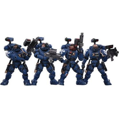 Joy Toy Warhammer 40,000 Ultramarines Incursors 1:18 Scale Action Figure 4-Pack