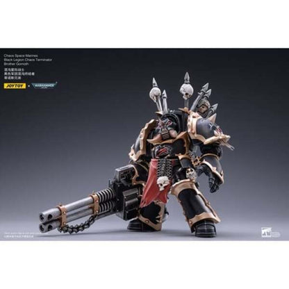 Joy Toy Warhammer 40,000 Chaos Space Marines Black Legion Chaos Terminator Brother Gornoth 1:18 Scale Action Figure