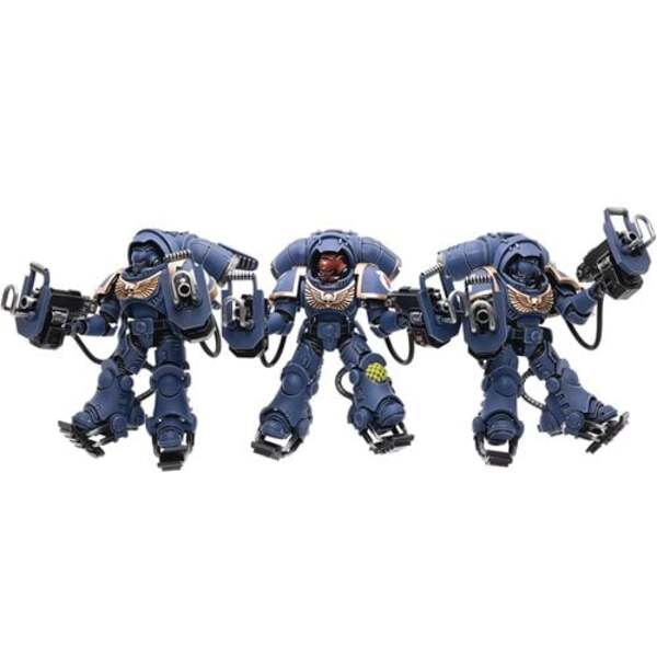 Joy Toy Warhammer 40,000 Ultramarines Primaris Inceptors 1:18 Scale Action Figure 3-Pack