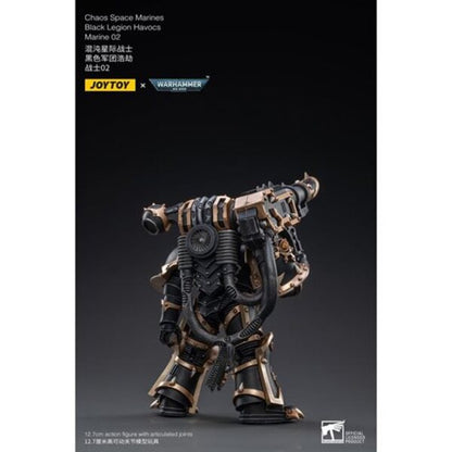 Joy Toy Warhammer 40,000 Chaos Space Marines Black Legion Havocs Marine 02 1:18 Scale Action Figure