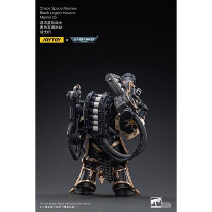 Joy Toy Warhammer 40,000 Chaos Space Marines Black Legion Havocs Marine 05 1:18 Scale Action Figure