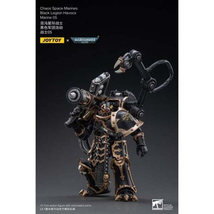 Joy Toy Warhammer 40,000 Chaos Space Marines Black Legion Havocs Marine 05 1:18 Scale Action Figure