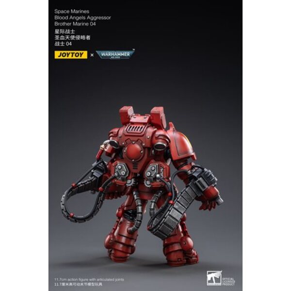 Joy Toy Warhammer 40,000 Space Marines Blood Angels Aggressor Brother Marine 04 1:18 Scale Action Figure