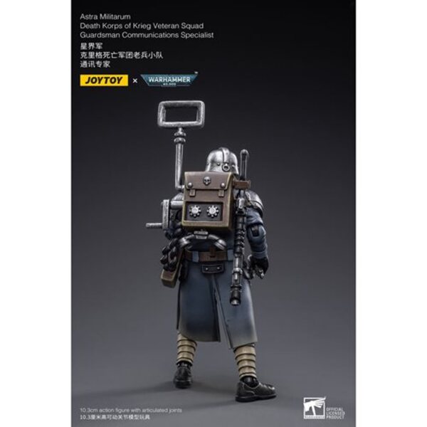 Joy Toy Warhammer 40,000 Death Korps of Krieg Guardsman Communications Specialist 1:18 Scale Action Figure