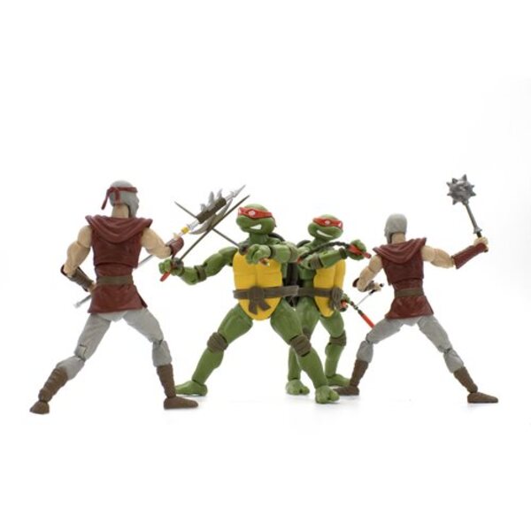 Teenage Mutant Ninja Turtles Classic Comic BST AXN 5-Inch Action Figure Box 1 Set of 4 - Previews Exclusive