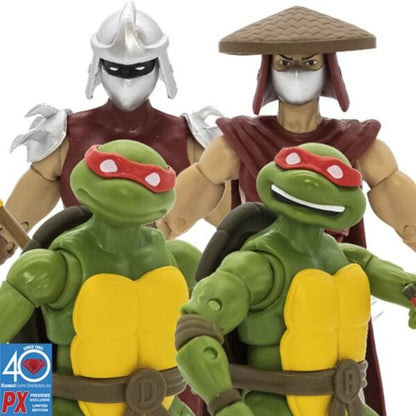 Teenage Mutant Ninja Turtles Classic Comic BST AXN 5-Inch Action Figure Box 2 Set of 4 - Previews Exclusive