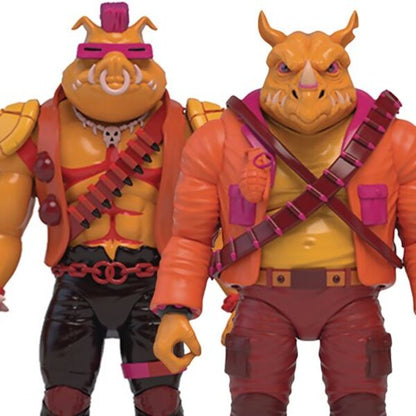 Teenage Mutant Ninja Turtles Arcade Bebop and Rocksteady Action Figure 2-Pack San Diego Comic-Con 2022 PX