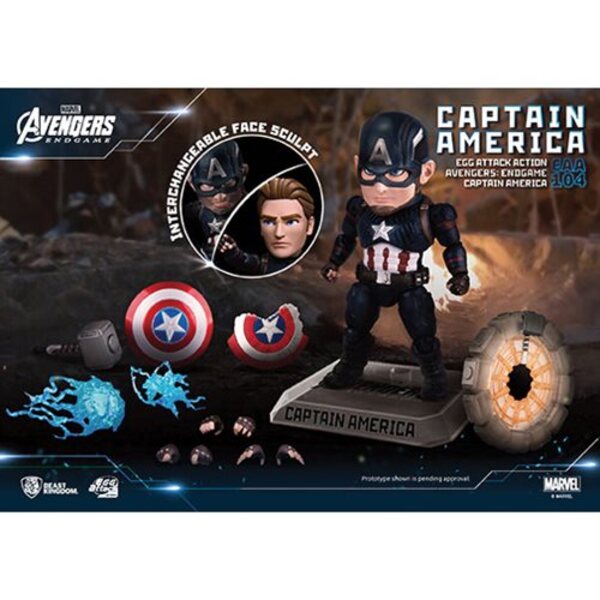 Avengers: Endgame Captain America EAA-104 Action Figure - Previews Exclusive