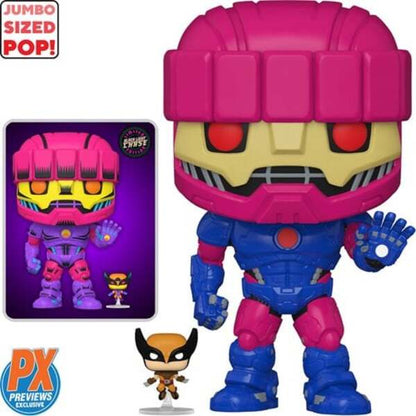 X-Men Sentinel with Wolverine Jumbo 10-Inch Pop! Vinyl Figure - Previews Exclusive