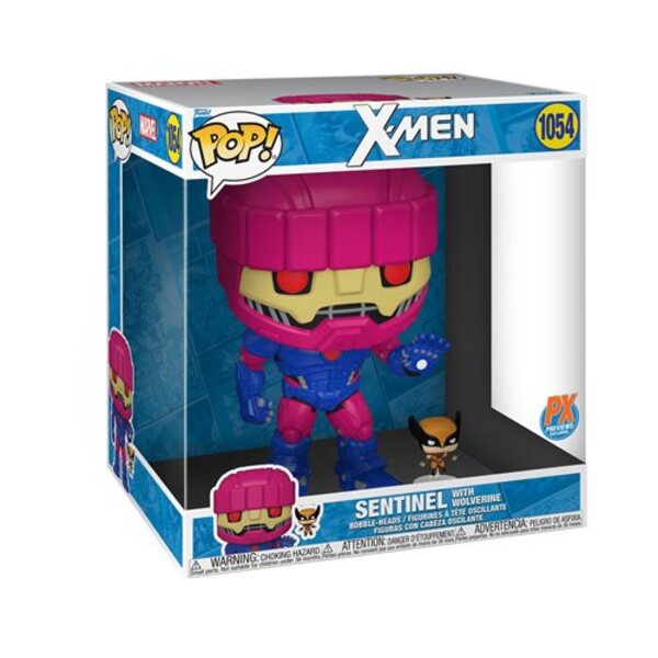 X-Men Sentinel with Wolverine Jumbo 10-Inch Pop! Vinyl Figure - Previews Exclusive