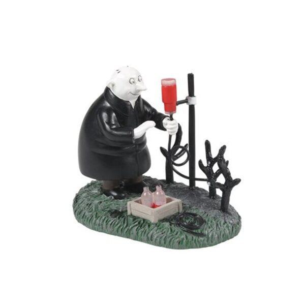 The Addams Family Hot Properties Village Garden Transfusion Uncle Fester Statue