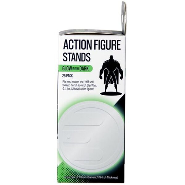 Action Figure Stands 25-Pack - Glow-in-the-Dark