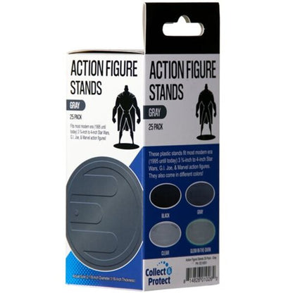 Action Figure Stands 25-Pack - Gray