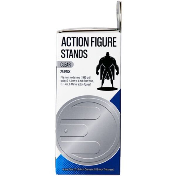 Action Figure Stands 25-Pack - Clear