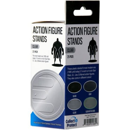 Action Figure Stands 25-Pack - Clear