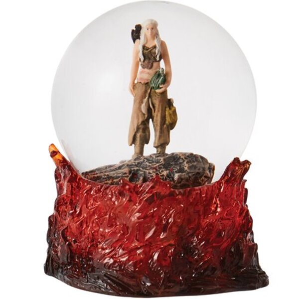 Game of Thrones Daenerys Targaryen Mother of Dragons Snow Globe