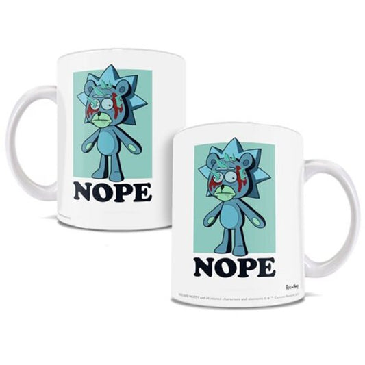 Rick and Morty Nope White Ceramic Mug