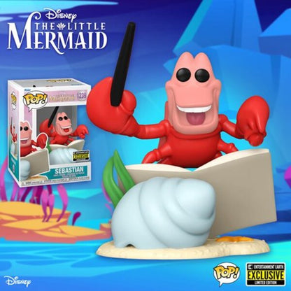 The Little Mermaid Sebastian Pop! Vinyl Figure - Entertainment Earth Exclusive