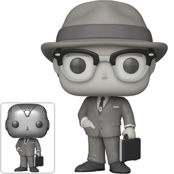 WandaVision 50's Vision Black &amp; White Pop! Vinyl Figure