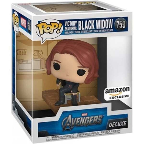 Avengers Black Widow with Shawarma Deluxe Pop! Vinyl Figure - Exclusive