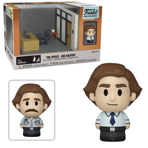 The Office Jim Mini Moments Mini-Figure Diorama Playset