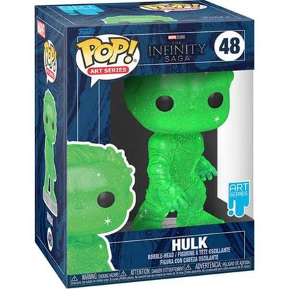 Avengers Infinity Saga Hulk Green Artist Series Pop! Vinyl Figure with Pop! Protector Case