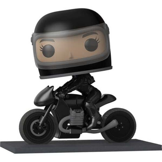 The Batman Selina Kyle on Motorcycle Deluxe Pop! Vinyl Vehicle