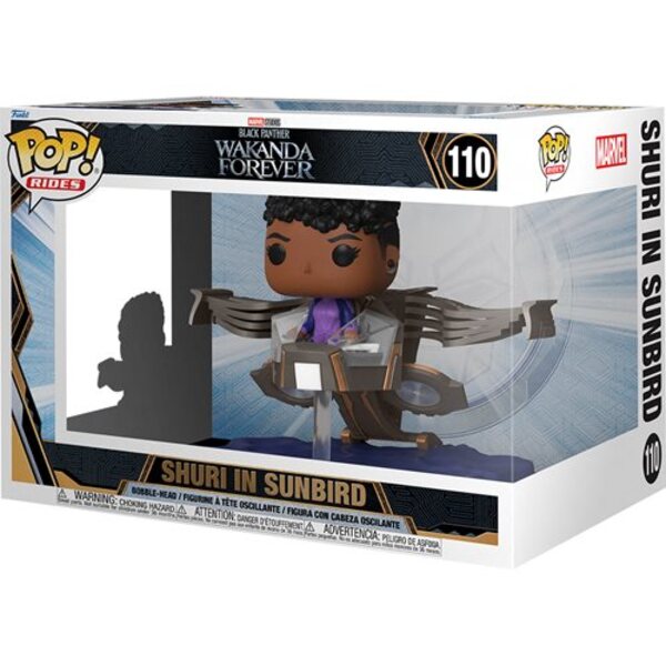 Black Panther: Wakanda Forever Shuri in Sunbird Pop! Vinyl Ride