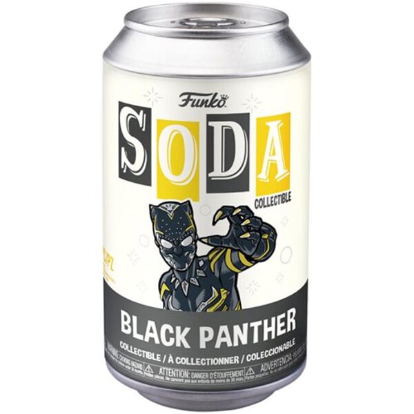 Black Panther: Wakanda Forever Black Panther Soda Vinyl Figure